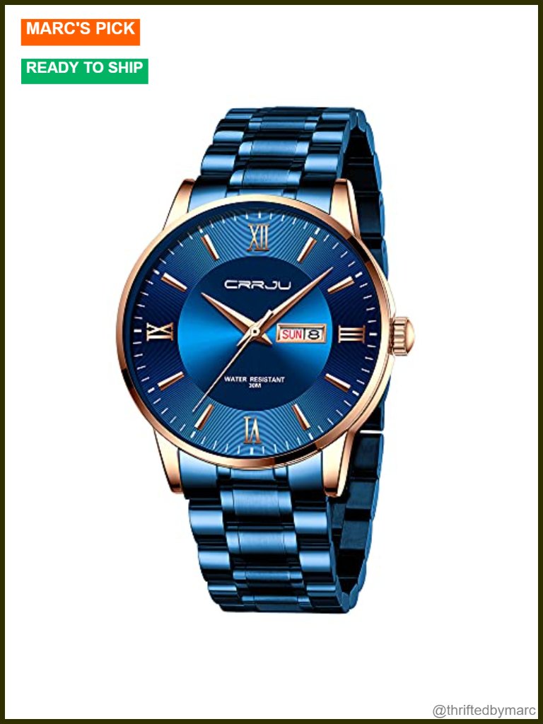 Men's Luxury Stainless Steel Business Chronograph Analog Quartz Wristwatch